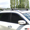 Dachträger Gepäckträger für Nissan Qashqai J11 2014-2021 Grundträger Grau 2x