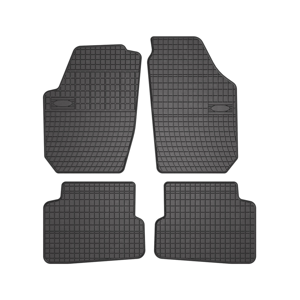 OMAC Gummi Fußmatten für Seat Cordoba 2008-2024 Automatten Gummi TPE Schwarz 4x