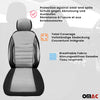 Schonbezüge Sitzbezüge für Renault Kangoo Espace Trafic Master Grau 2 Sitz Vorne