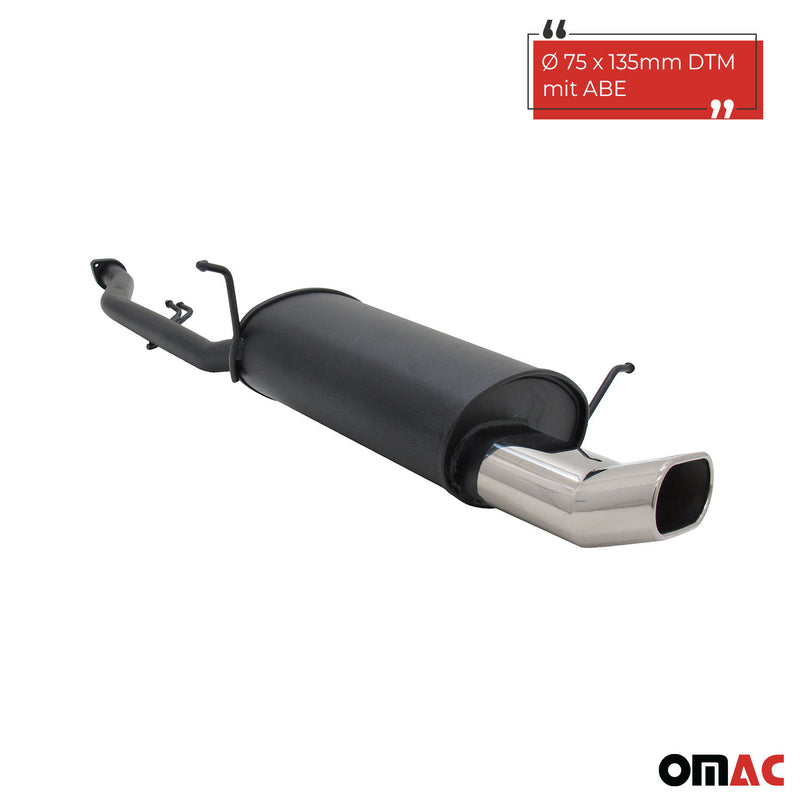 Novus Sportauspuff für BMW E36 Compact 316i 135x75 DTM Endschalldämpfer mit ABE