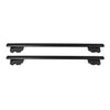 Roof rack luggage rack for Seat Leon ST 2020-2023 TÜV ABE aluminum black 2x