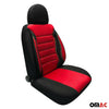 Sitzbezüge Schonbezüge für Fiat Ducato 2014-2024 Schwarz Rot 2 Sitz Vorne Satz