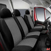 Schonbezüge Sitzbezüge für Citroen Jumper Peugeot Boxer Grau Schwarz 2+1 Vorne