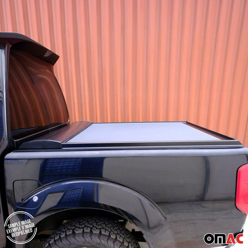 Laderaumabdeckung Schiebedeckel für VW Amarok 2010-2016 Aluminium Grau 1tlg