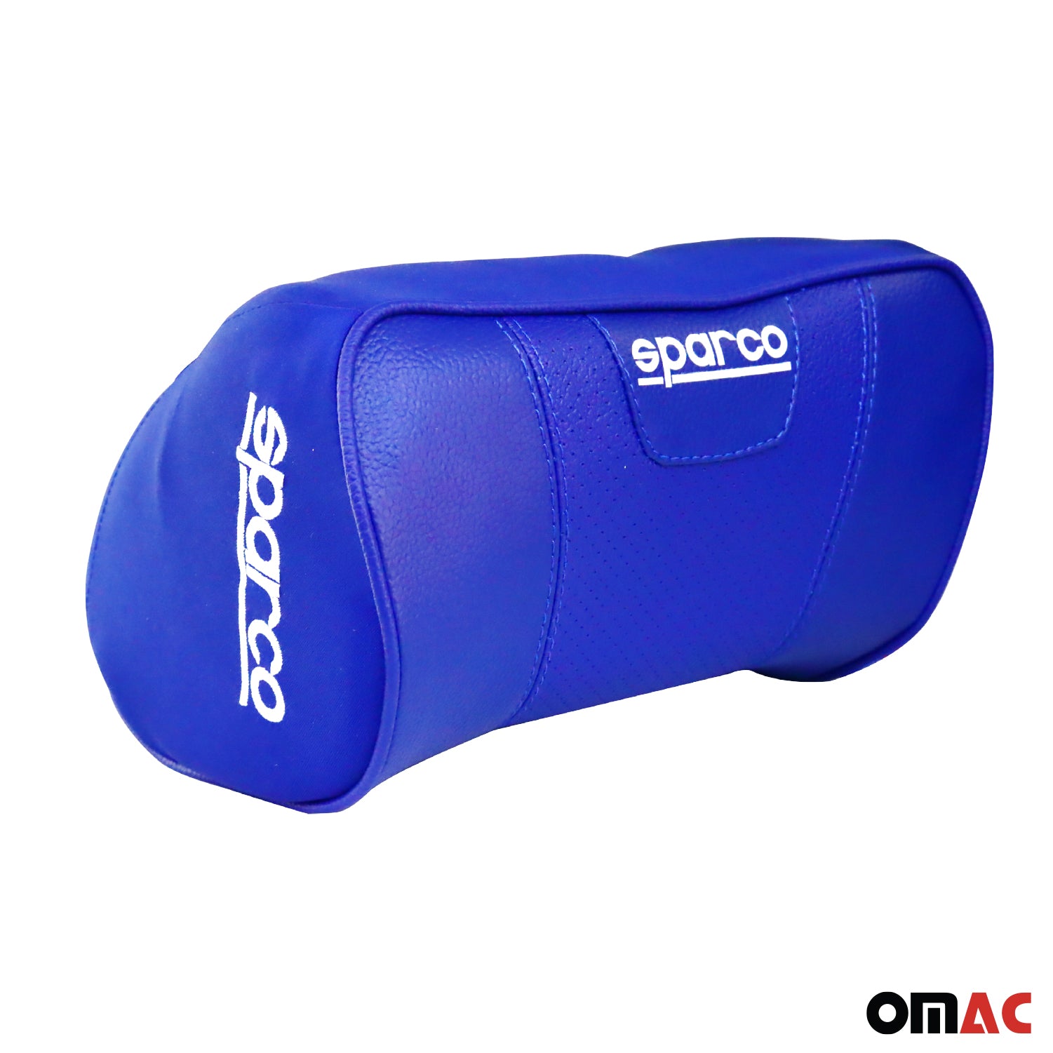 SPARCO Auto Nackenkissen Reisekissen Blau Ergonomische Memory-Schaum Kopfkissen