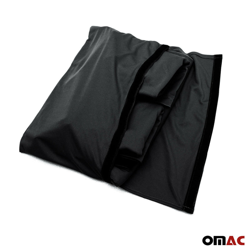 Frontscheibe Gardinen Maß Vorhänge für Citroen Jumper 2006-2025 Schwarz 3tlg