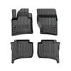 OMAC Gummi Fußmatten für VW Touareg 2010-2018 Premium TPE Automatten Schwarz 4x