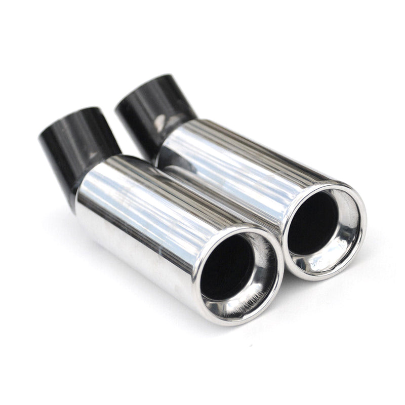 Auspuffblende Endrohr für VW Multivan T5 2003-2015 Edelstahl Chrom 2tlg