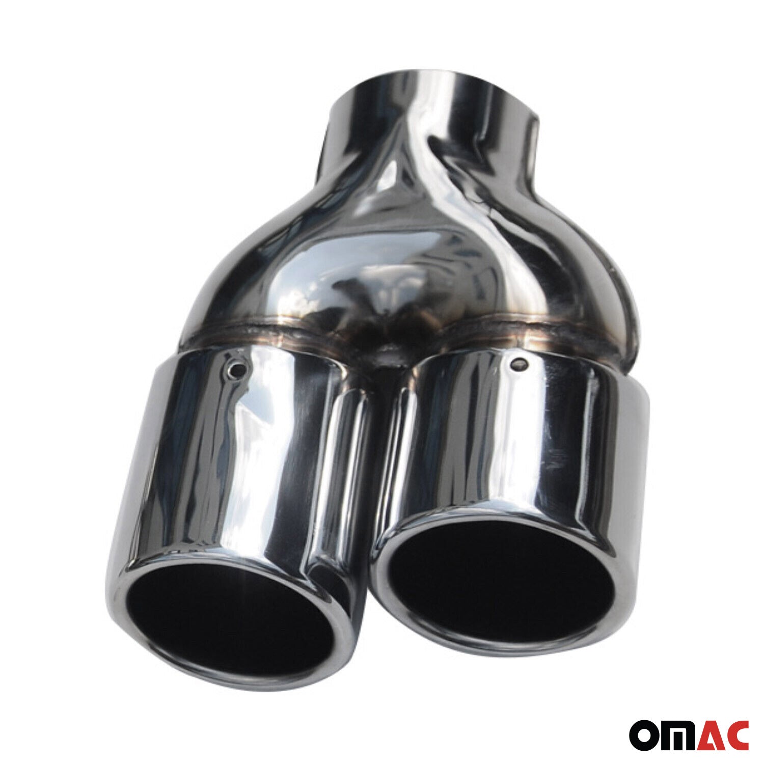 Auspuffblende Endrohr für Mercedes M Klasse W163 1997-2005 Edelstahl Chrom 2tlg