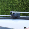 Dachträger Gepäckträger für Opel Mokka X 2015-2023 Grundträger TÜV ABE Silber 2x