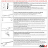 Lüftungsgitter Abdeckungsrahmen für Skoda Rapid 2012-2017 Chrom ABS Silber 5tlg