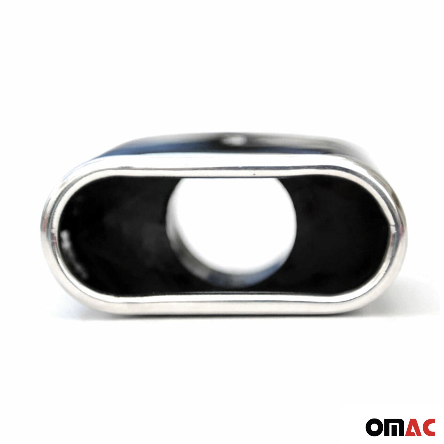 Auspuffblende Endrohr für Fiat 500 2007-2026 Edelstahl Chrom 1tlg