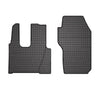 OMAC Gummi Fußmatten für Mercedes Actros MP4 2012-2020 Non Pneuatic Seat 2x