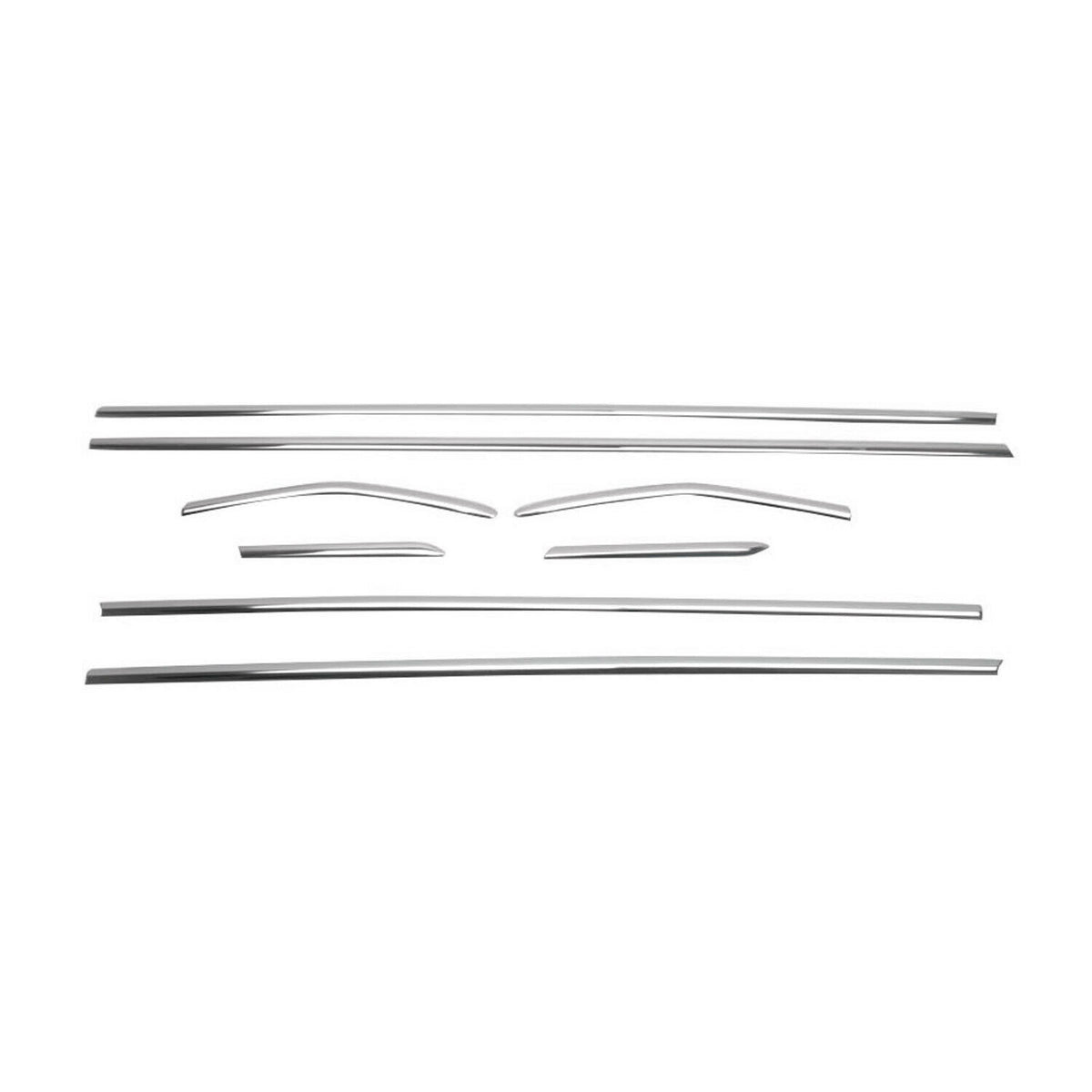 Window strips decorative strips for Ford Focus Hatchback 2011-2015 5-door chrome 8 pieces