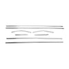 Window strips decorative strips for Ford Focus Hatchback 2011-2015 5-door chrome 8 pieces