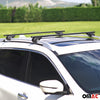 Dachträger Gepäckträger für Fiat Stilo Multi Wagon 2002-2008 Schwarz 2 tlg
