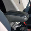 Central armrest armrest for Fiat 500 500C 2007-2015 PU leather ABS black