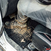 Floor mats & trunk liner set for Seat Leon 2020-2024 rubber TPE black 5x