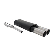Novus Sportauspuff für VW Passat 35i 2x76mm RL-Design Endschalldämpfer mit ABE