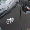 Blinkerrahmen Signalblende Seitenblinker für Fiat Panda 2003-2024 Chrom ABS 2x