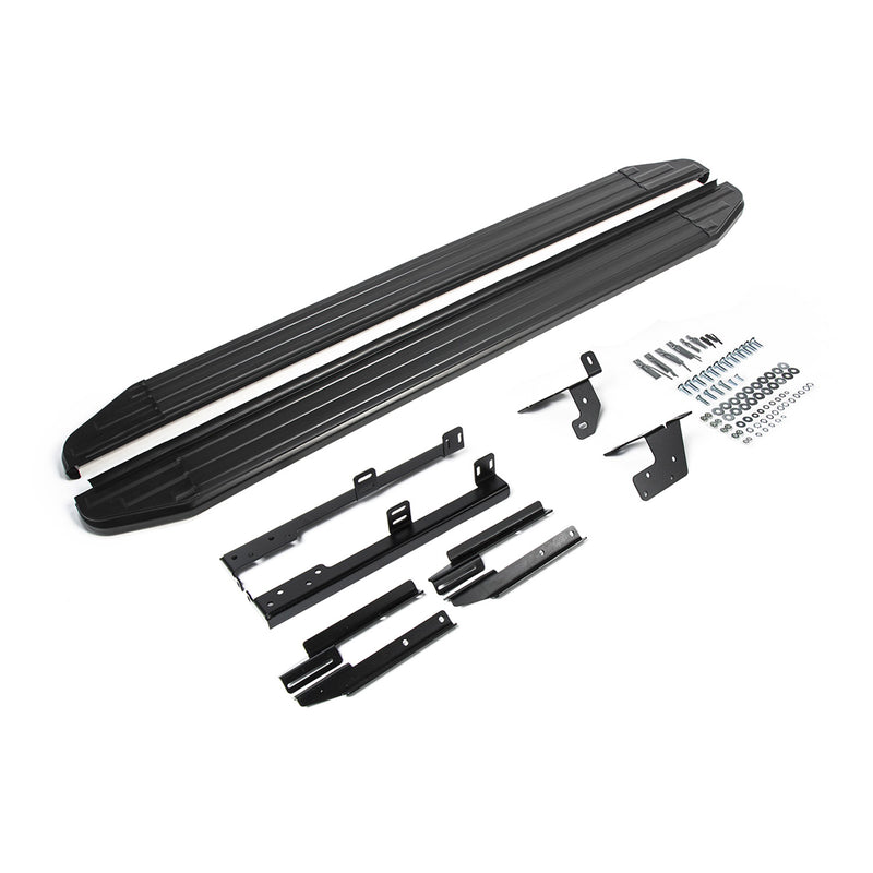 Trittbretter Seitenschweller für Nissan X-Trail 2007-2015 TÜV Alu Schwarz ABE