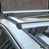 Dachträger für Mitsubishi ASX 2010-2024 Gepäckträger 100kg TÜV Aluminium Grau