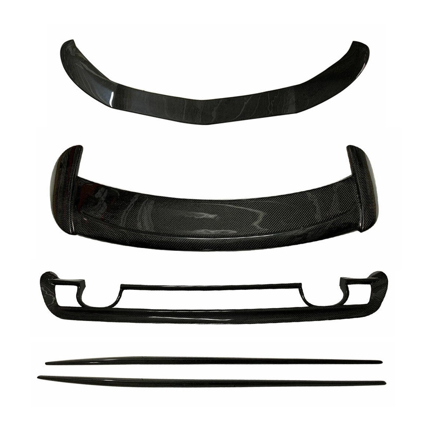 Bodykit Heckdiffusor Frontspoiler für Mercedes A Klasse W176 A180 250 Kohlefaser