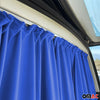 Heckklappe Gardinen Sonnenschutz Vorhänge für Citroen Jumper H2 Blau 2tlg