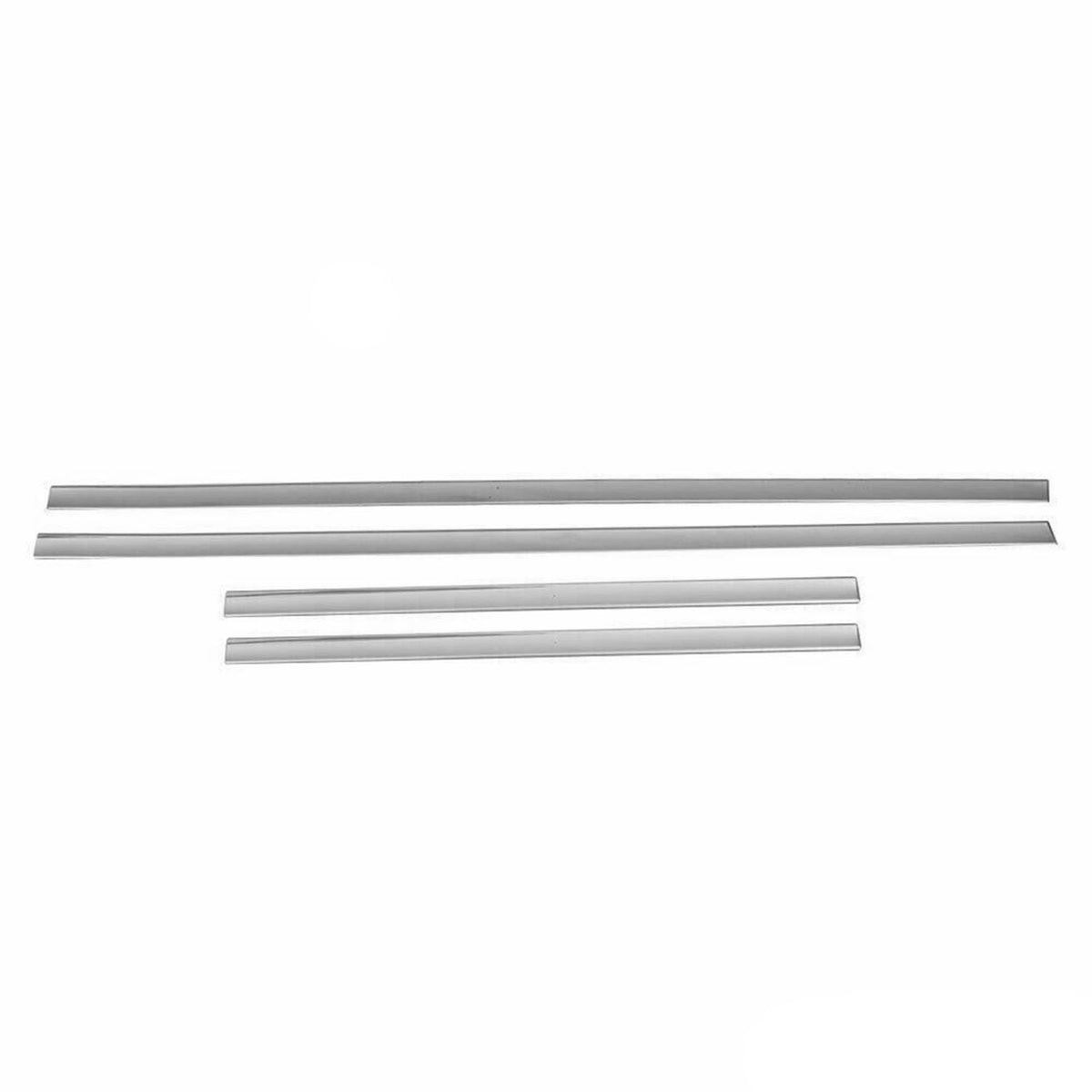 Türschutz Seitentürleiste Türleiste für Seat Ibiza 2008-2017 Edelstahl Silber 4x