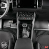 Floor mats & trunk liner set for Jeep Wrangler 2018-2024 rubber TPE black 5x
