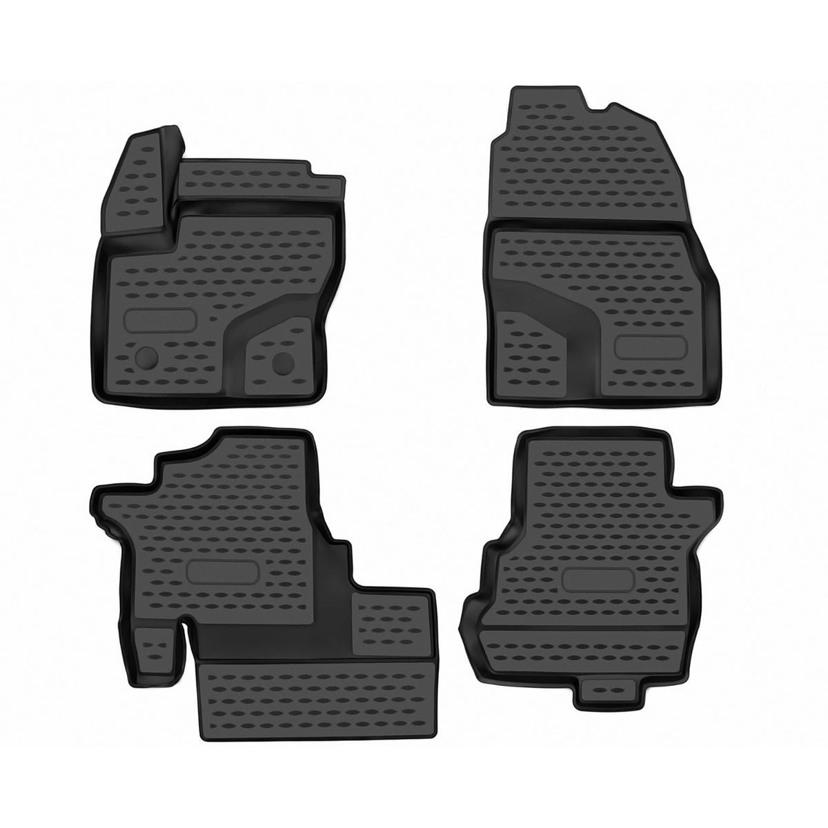 OMAC rubber mats floor mats for Ford Grand Tourneo Connect 2013-2021 TPE 4x