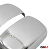 Spiegelkappen Spiegelabdeckung für Fiat Doblo 2000-2010 Chrom ABS Dunkel 2tlg