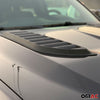 Haubenhutzen Motorhaube Lüftung für Audi Q3 2015-2024 ABS Schwarz 2tlg