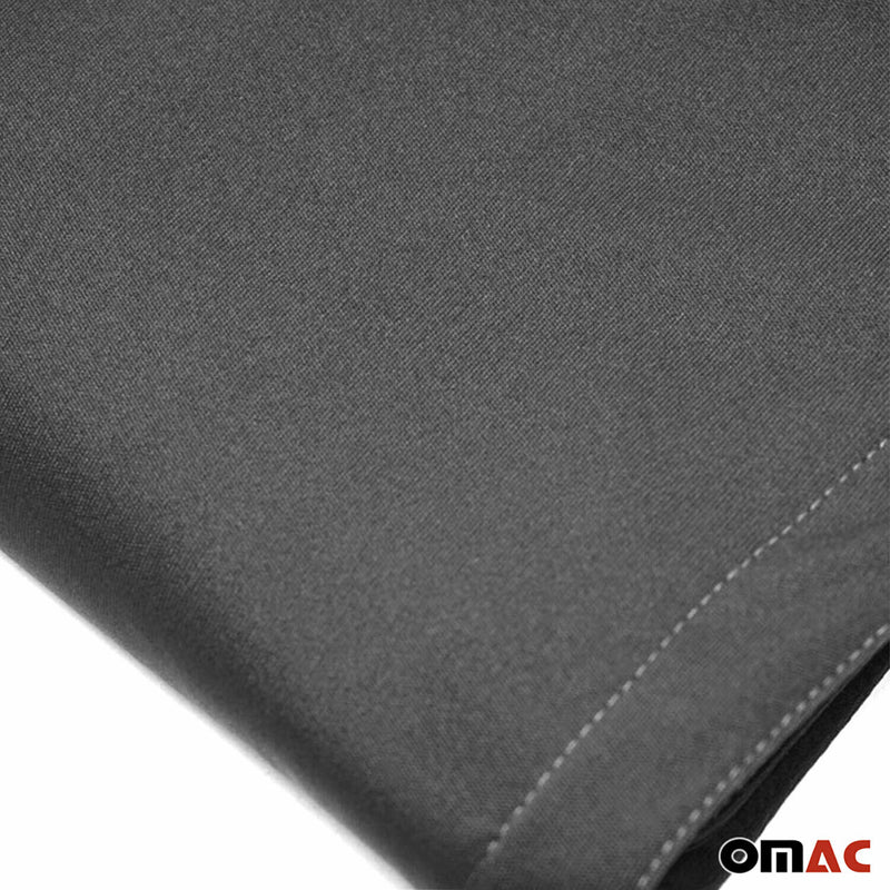 Frontscheibe Gardinen Maß Vorhänge für VW Caddy 2003-2015 Schwarz 3tlg
