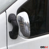 Spiegelkappen Spiegelabdeckung für Opel Vivaro 2001-2014 Chrom ABS Silber 2tlg