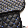 Protective seat cover car seat protector for VW ID Buzz PU leather black blue 1 piece