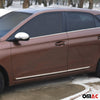 Für Toyota RAV 4 IV 2012-2018 Seitliche Türleisten Seitenschutz Edelstahl Chrom