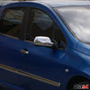 Spiegelkappen Spiegelabdeckung für Peugeot 407 2004-2010 Chrom ABS Silber 2tlg