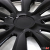 4x wheel caps wheel trims wheel trims wheel cap set for car 16" inch black