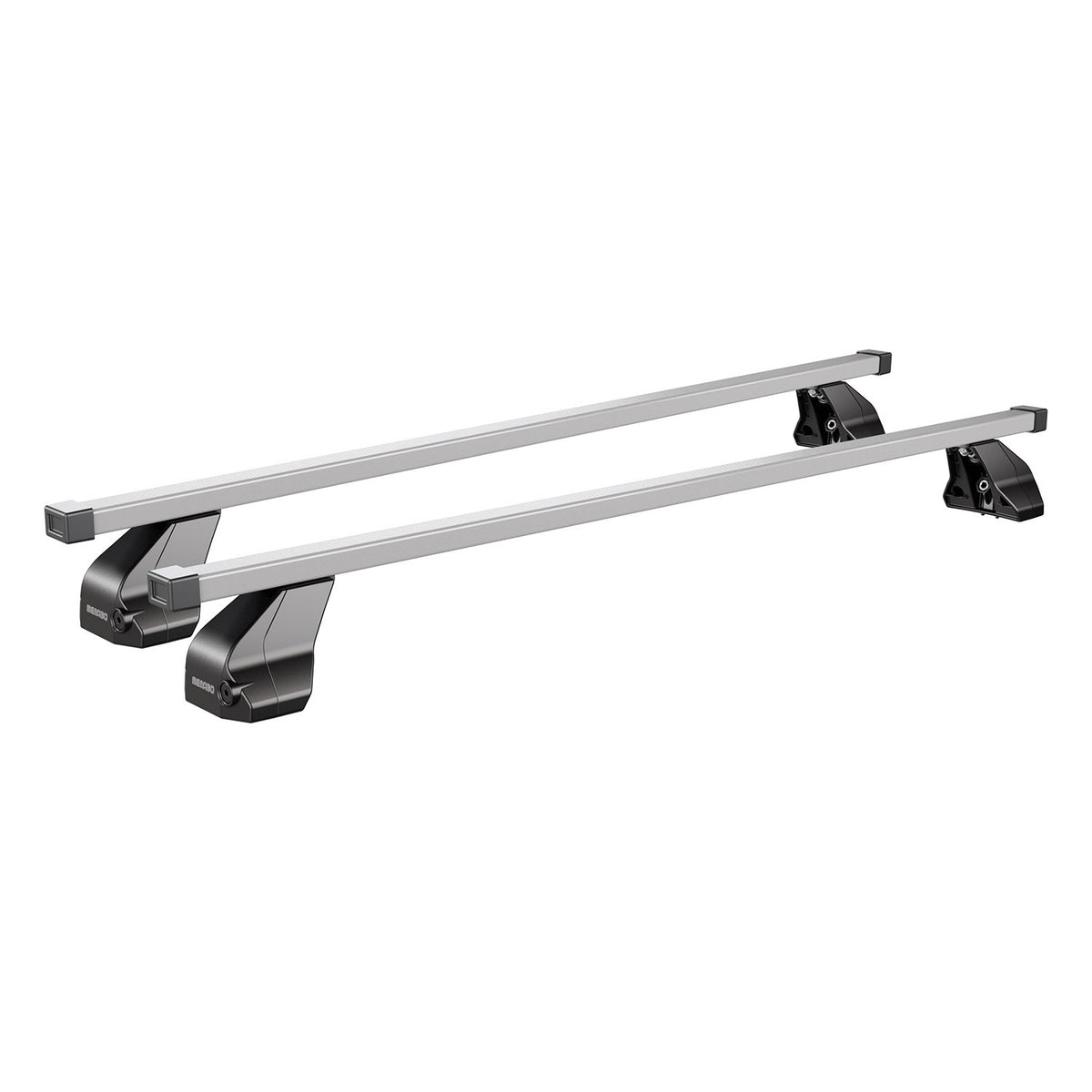 Menabo Stahl Gepäckträger Dachträger für Hyundai i20 2014-2020 Stahl Silber 2tlg