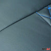 Seat covers protective covers for VW T5 T6 Multivan Transporter leather black blue 1+1