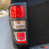 Rücklicht Leisten Heckleuchte für Ford Ranger 2011-2024 Chrom ABS Dunkel 2tlg