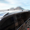 Dachreling Dachgepäckträger für VW Caddy 2015-2020 L1 Kurzer Alu Grau