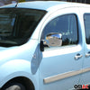 Spiegelkappen Spiegelabdeckung für Renault Kangoo 2008-2013 Edelstahl Silber