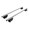 Roof rack luggage rack for Audi A4 2016-2023 cross bars TÜV ABE aluminum silver 2x