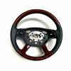 Steering wheel for Mercedes S Class W221 C216 fine wood burl black leather