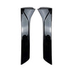 Fensterleisten Zierleisten für Seat Leon 3 2012-2020 ABS Schwarz Glanz 2tlg