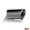 Exhaust trim tailpipe for Dacia Duster 2010-2024 stainless steel chrome 60mm 1x