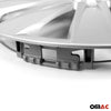 4x 16" Radkappen Radzierblenden Radblenden für Smart ABS Kunststoff Silber