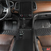 Floor mats rubber mats 3D anti-slip for Jeep Wrangler rubber TPE black 4 pieces